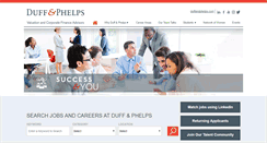 Desktop Screenshot of careers.duffandphelps.jobs