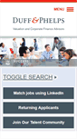 Mobile Screenshot of careers.duffandphelps.jobs