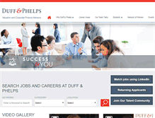 Tablet Screenshot of careers.duffandphelps.jobs